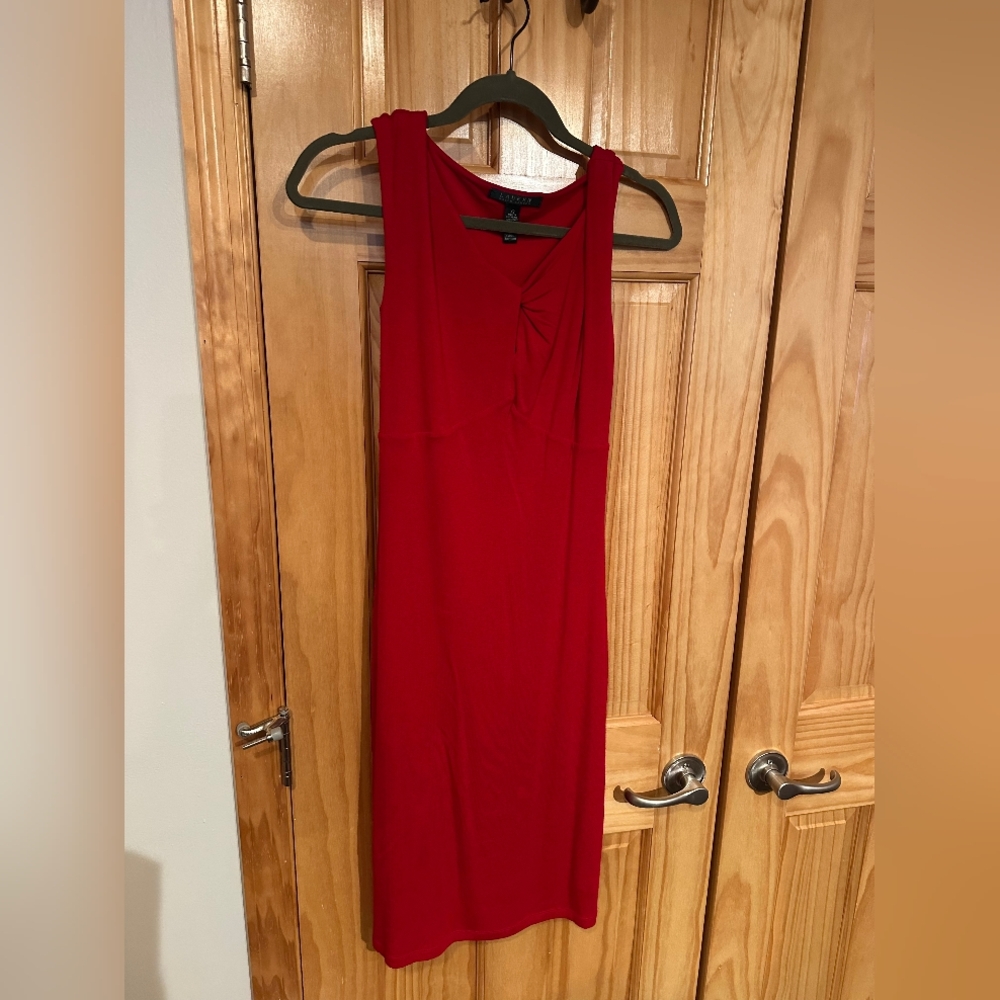 ♥️ It's Giving Carolyn ~ Ralph Lauren Red Dress